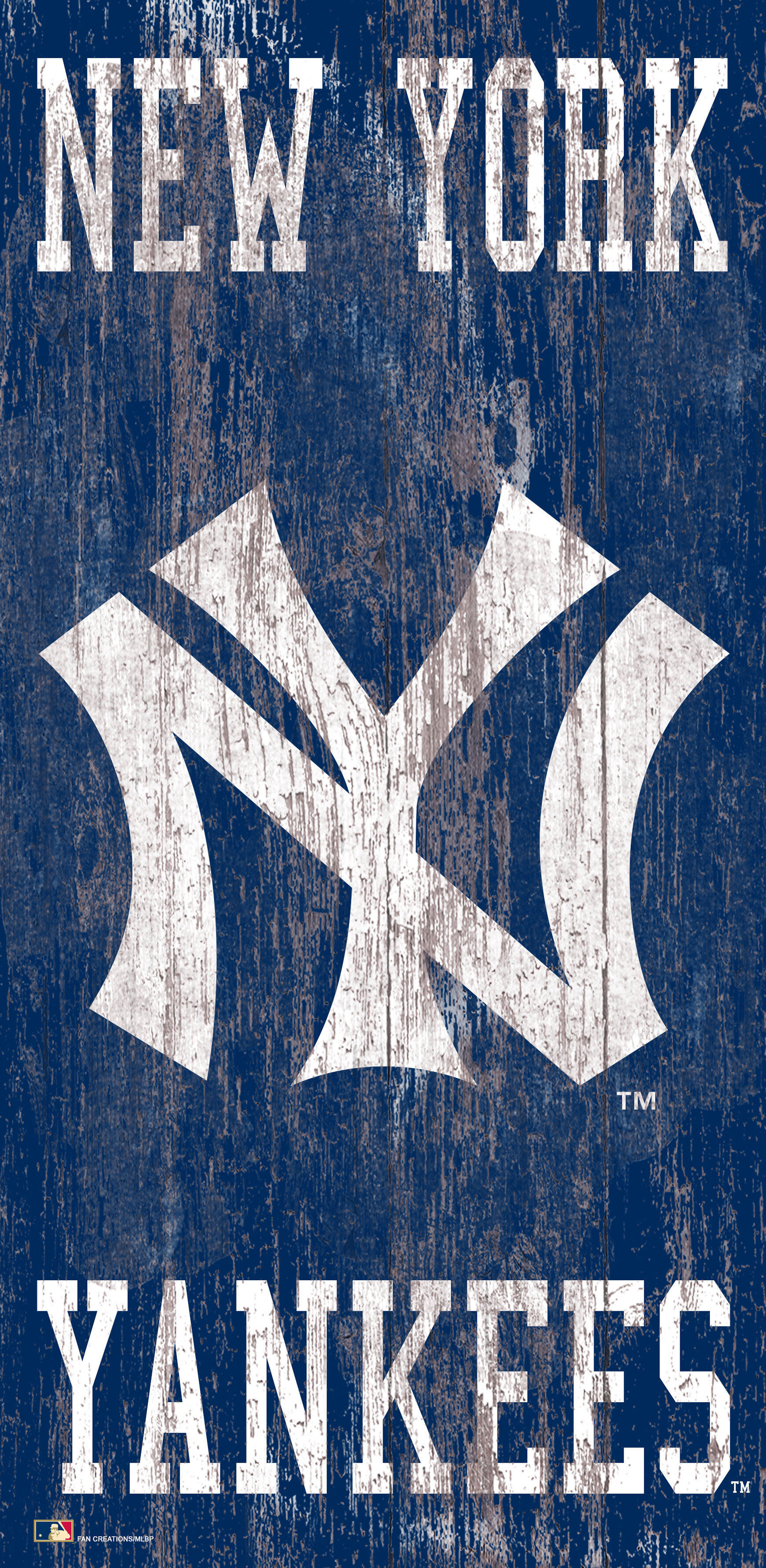 Fan creations new york yankees on wood print reviews