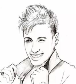 Neymar coloring pages printable for free download