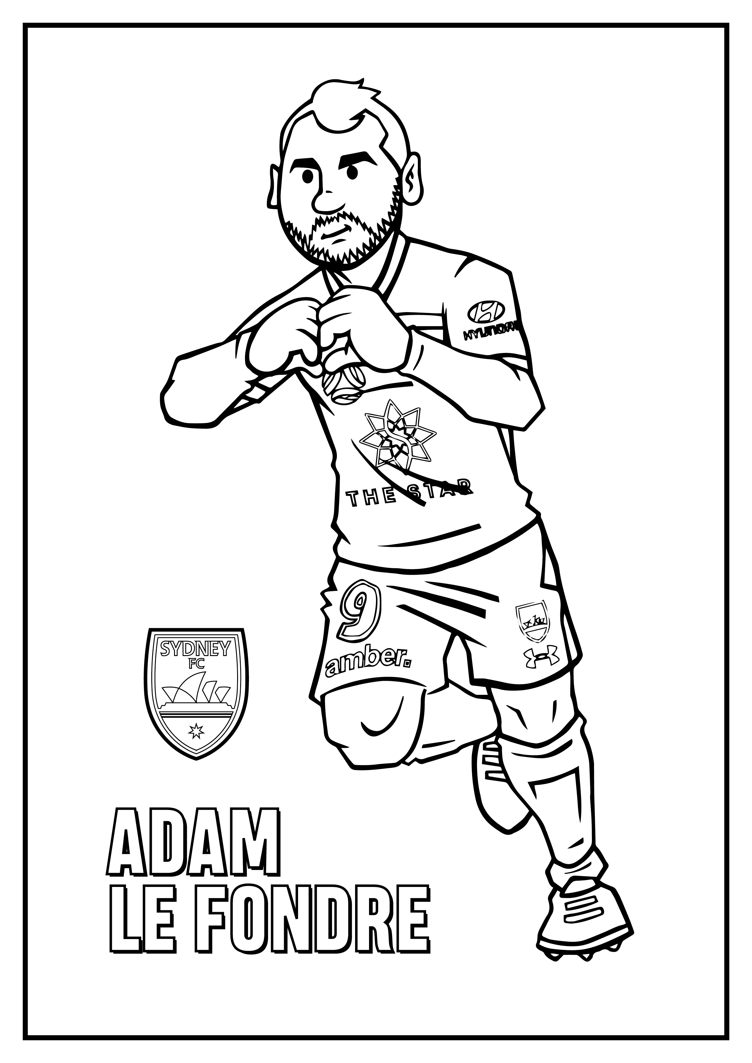 Sydney fc on x heres something to keep you occupied this weekend ð download your afe colouring in template and send us your results