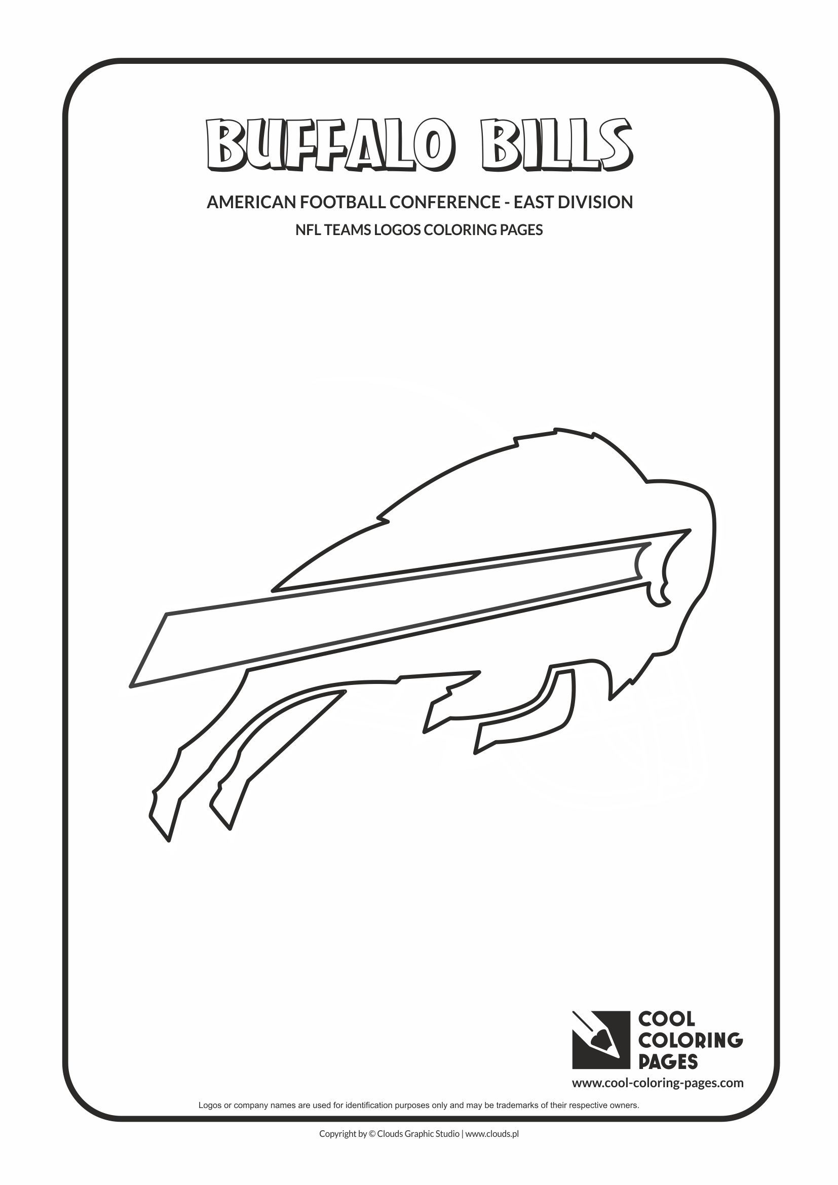 Nfl team logos coloring pages