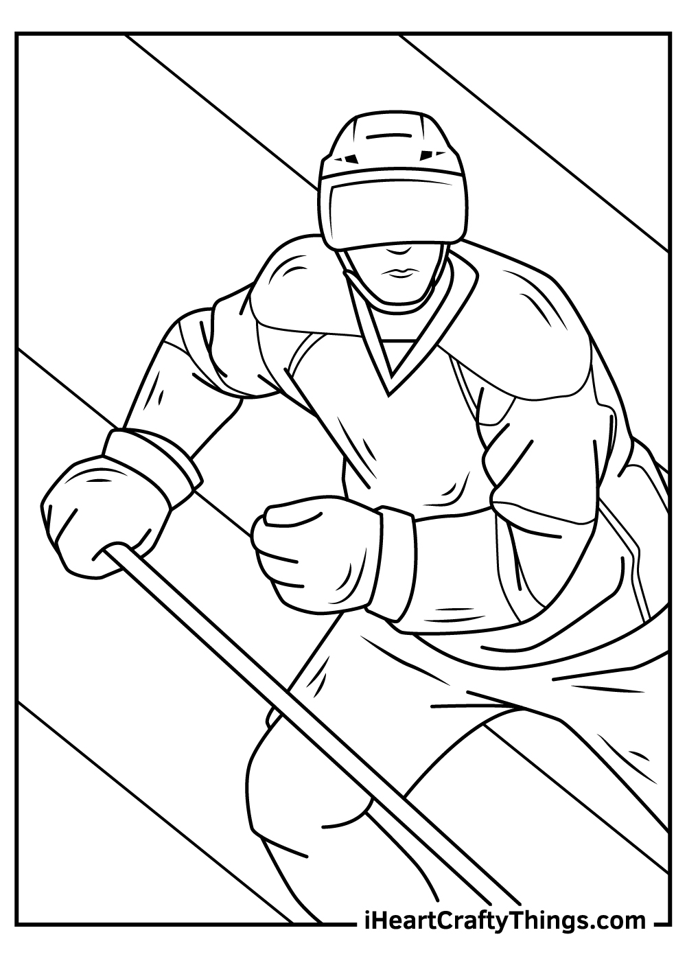 Nhl coloring pages free printables