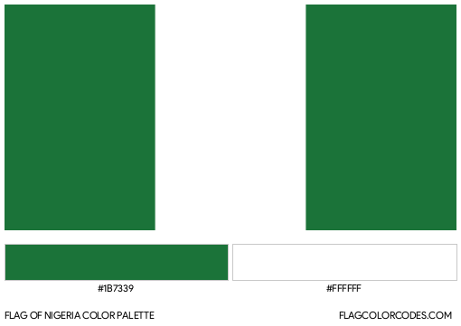 Nigeria flag color codes