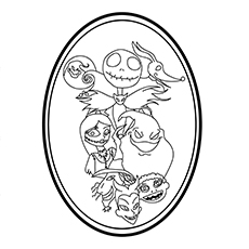 Top nightmare before christmas coloring pages