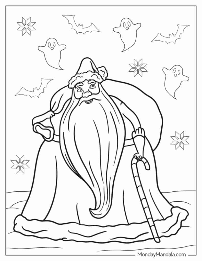 Nightmare before christmas coloring pages free pdfs