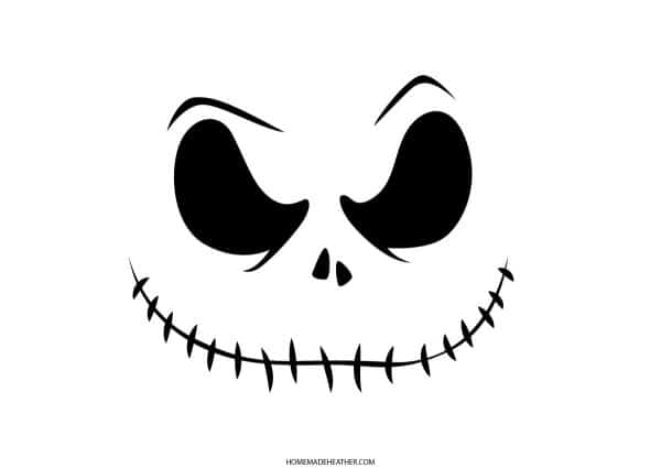 Jack skellington pumpkin carving stencils homemade heather