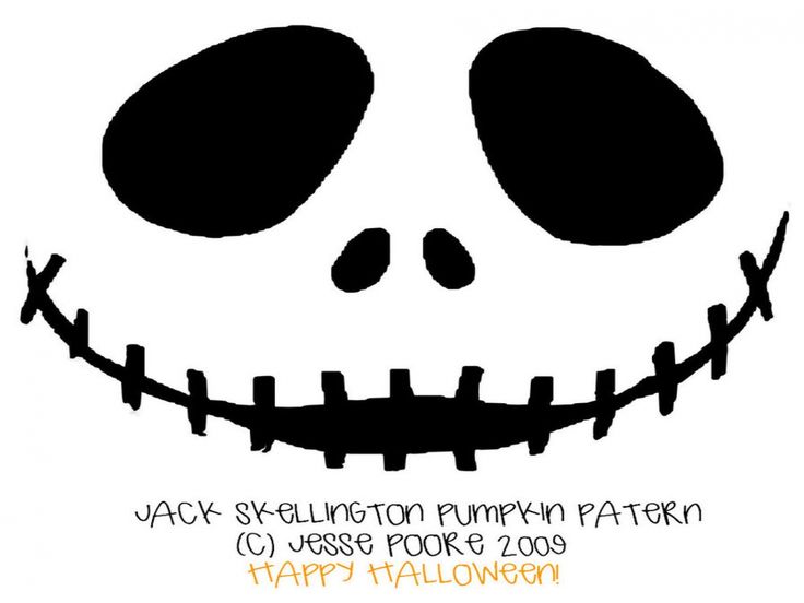 Free printable jack skellington pumpkin carving stencil templates download nightmare before christmas pumpkin halloween stencils jack skellington pumpkin