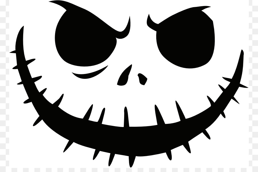 Nightmare before christmas pumpkin stencil png download