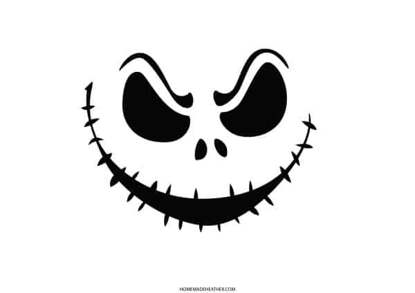 Jack skellington pumpkin carving stencils homemade heather