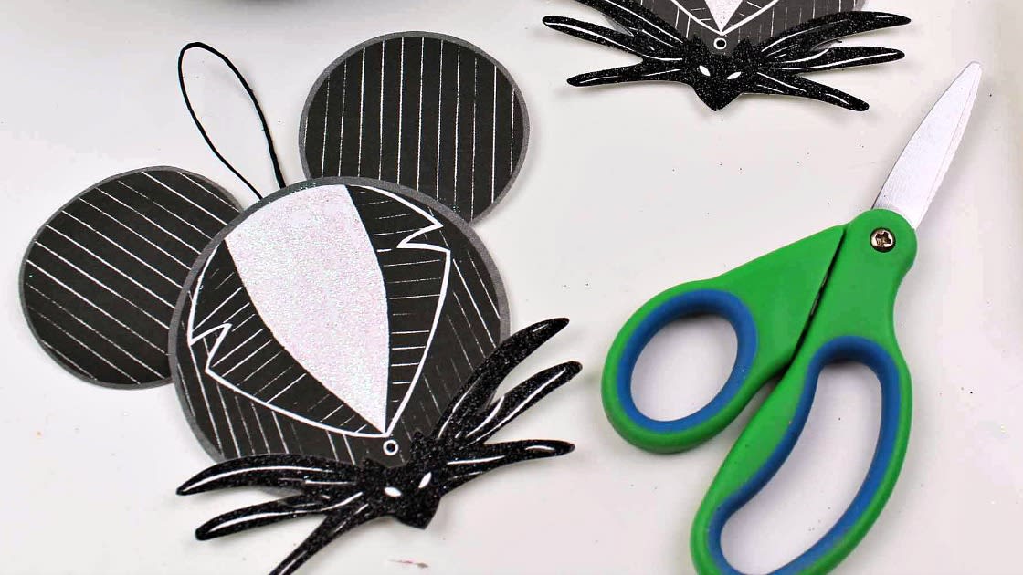 Free printable diy jack skellington ornament craft