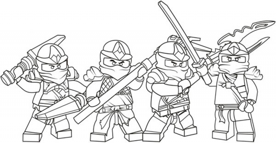 Get this printable lego ninjago coloring pages