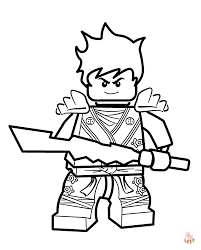 Ninjago kai coloring pages free printable and easy to print