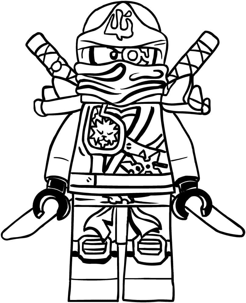 Lego ninjago coloring pages pieces print for free a