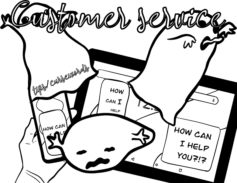 Hate customer service printable coloring sheet