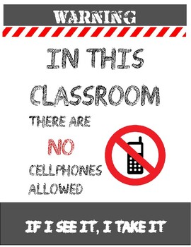 No cell phone sign tpt