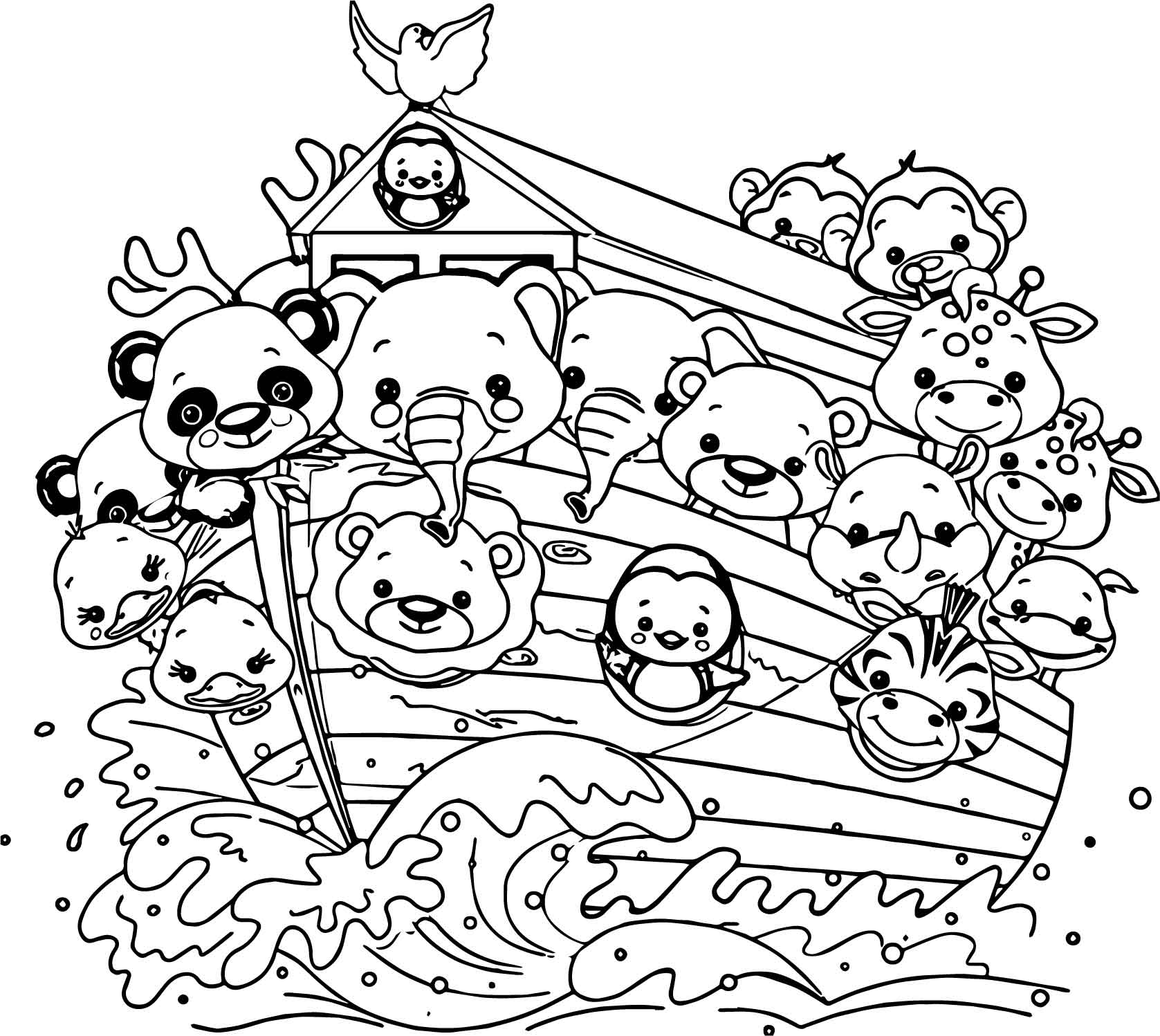 Noahs ark coloring pages