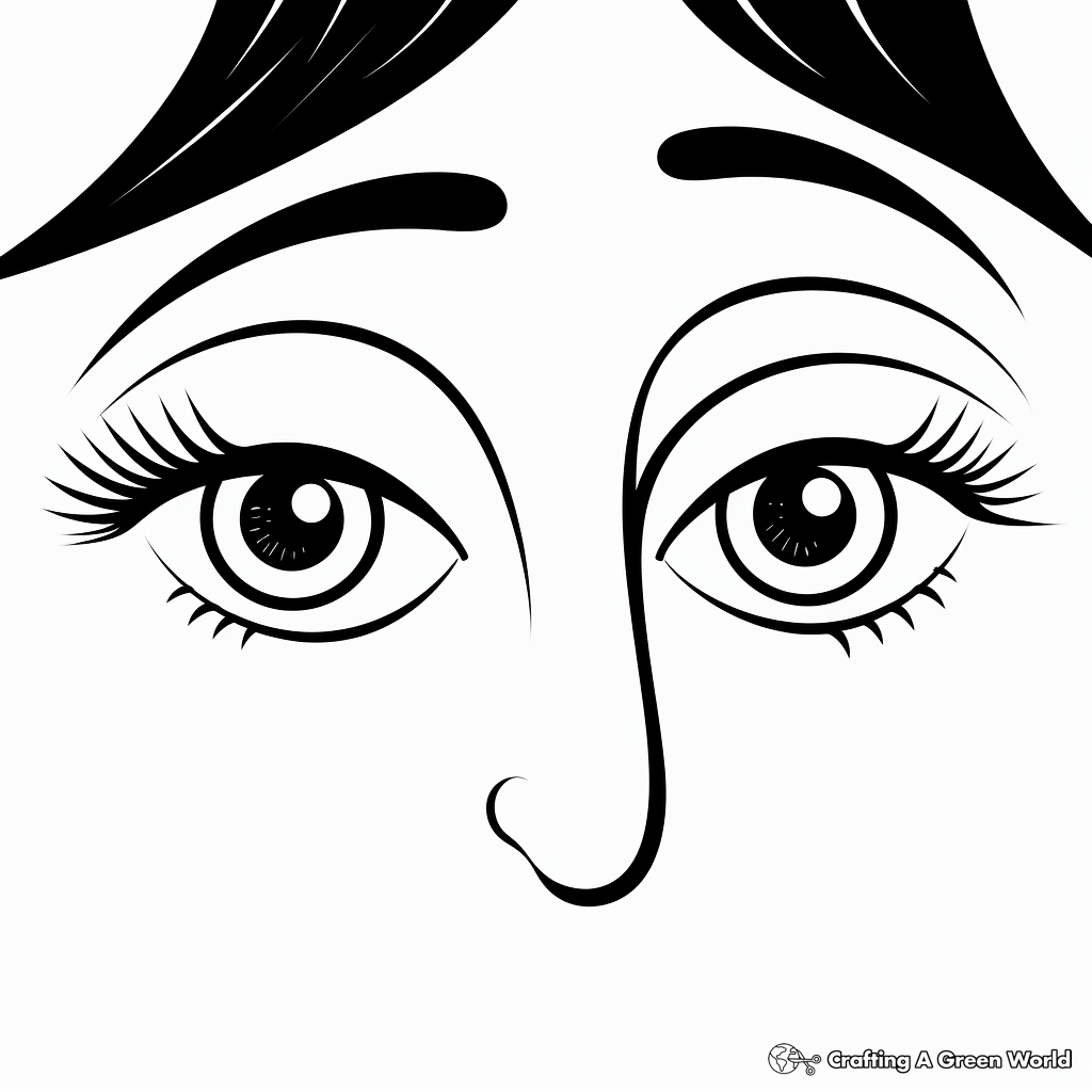 Nose coloring pages