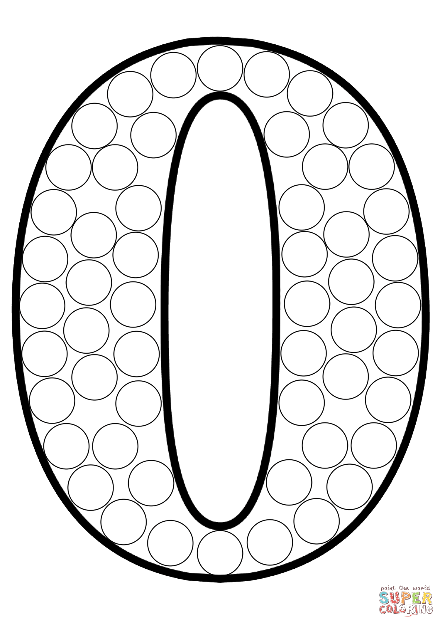 Number dot art coloring page free printable coloring pages