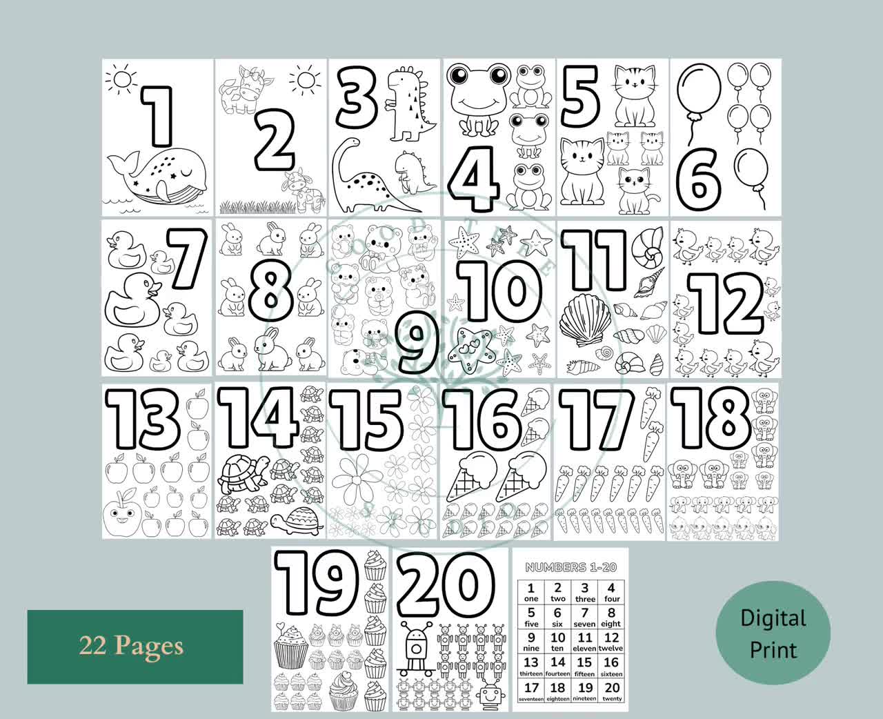 Printable numbers coloring pages coloring page preschool activities kindy worksheets homeschool printable preschool sheets download now