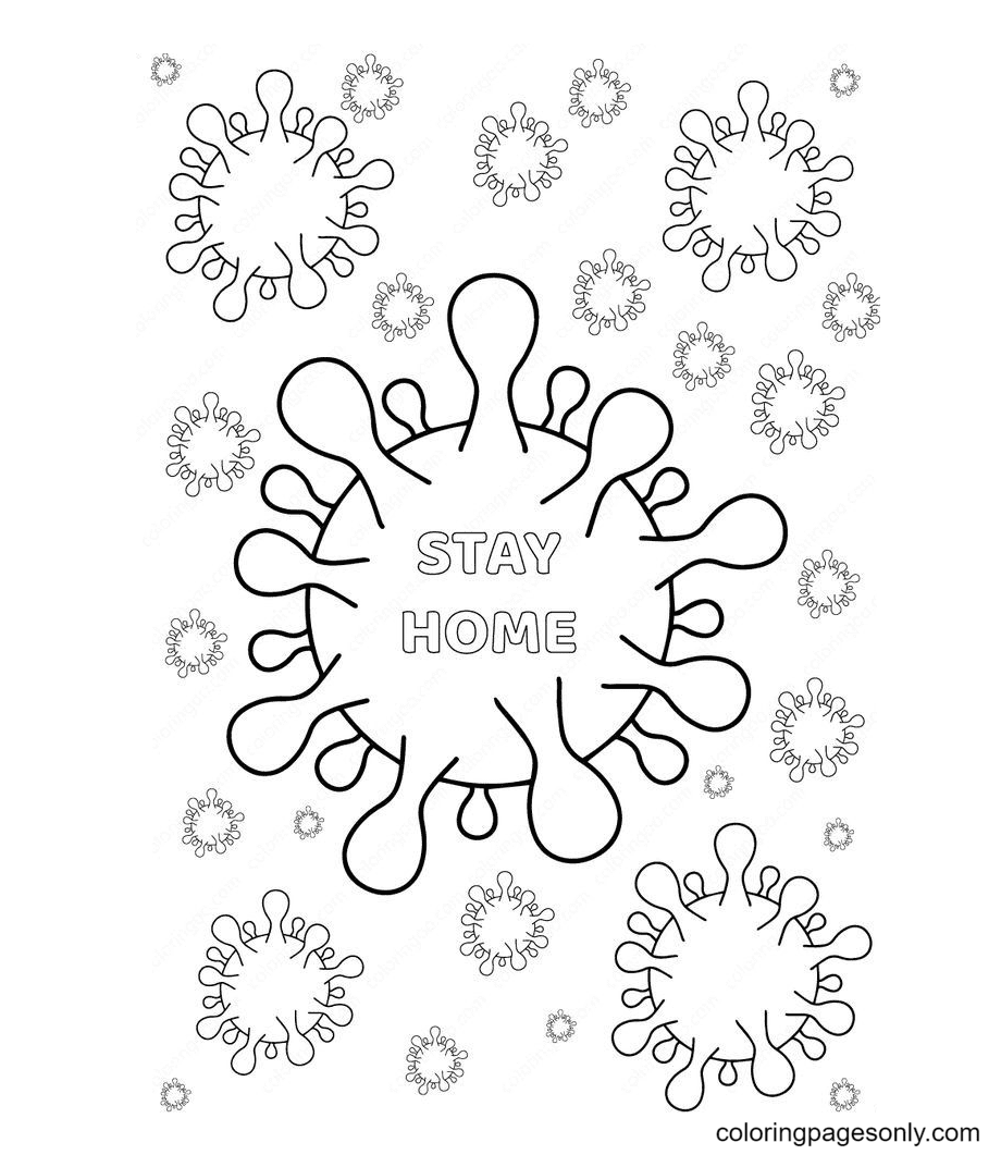 Corona virus covid coloring pages printable for free download