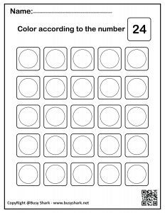 Numbers dot markers activity free coloring pages