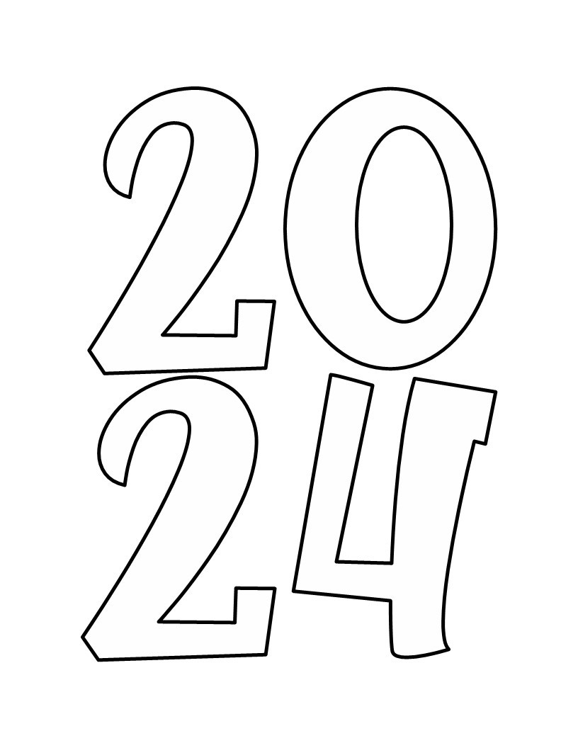 Happy new year coloring pages by coloringpageswk on