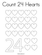 Twenty four coloring page