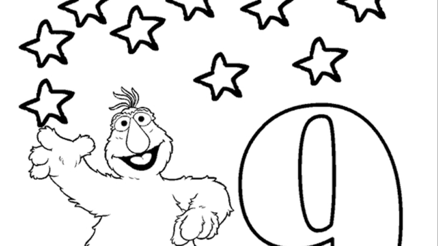 The number coloring page kids coloringâ kids for parents