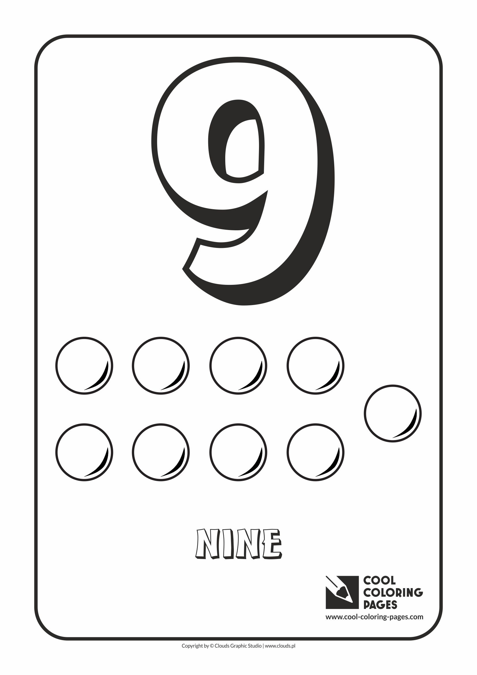 Cool coloring pages digit