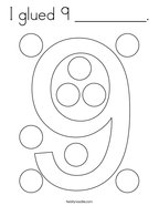 Number coloring pages