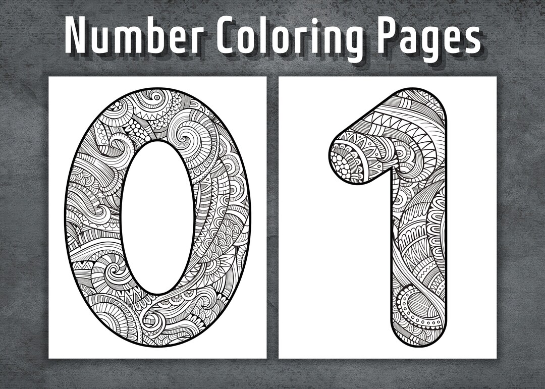 Number coloring pages printable coloring pages for all ages coloring for fun