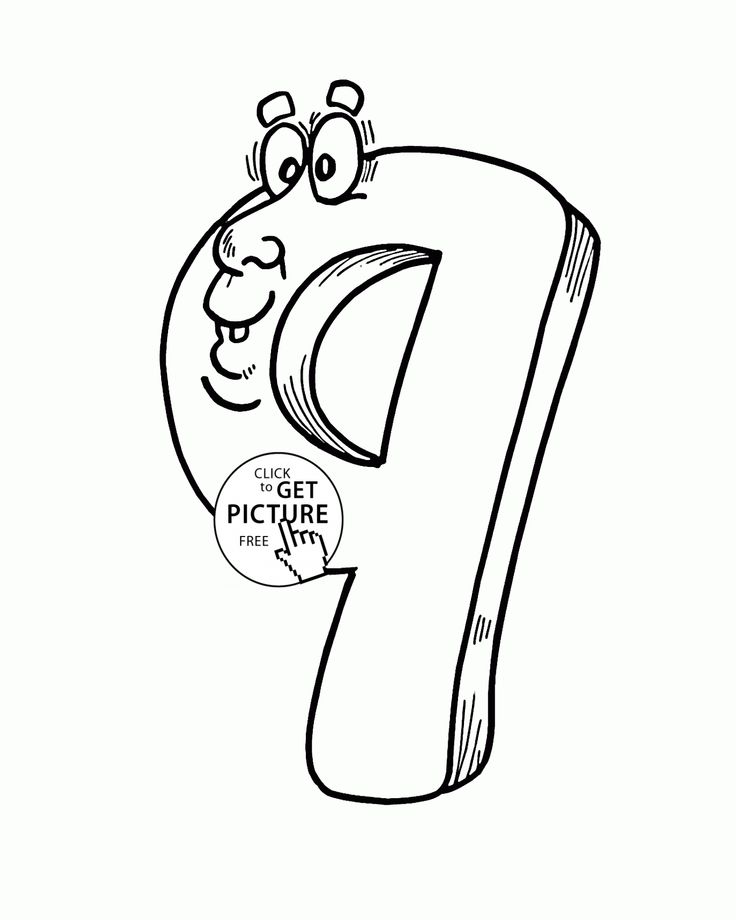 Funny numbers coloring pages for kids counting printables free