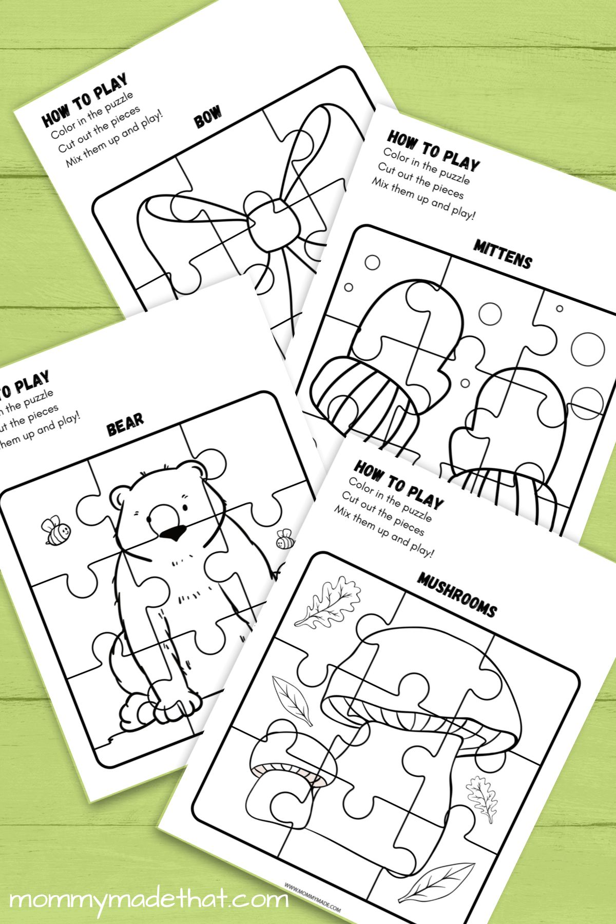 Coloring puzzles free printable puzzle coloring pages