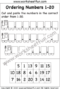 Numbers â free printable worksheets â