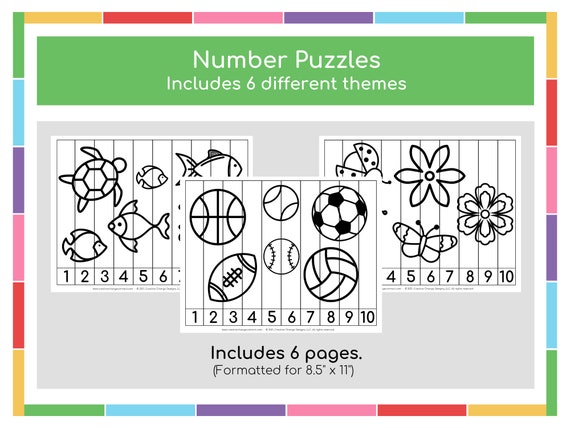 Printable number sequence puzzles for kids number puzzles printable puzzles coloring pages for kids coloring puzzle