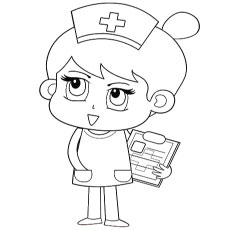 Top free printable nurse coloring pages online