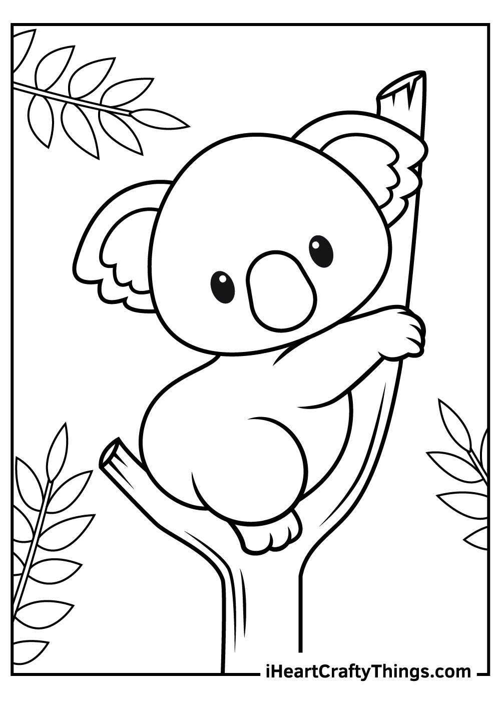 Baby animals coloring pages free printables