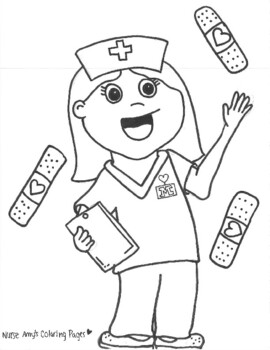 Nurse amy coloring page by nurse amys coloring pages tpt