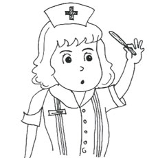 Top free printable nurse coloring pages online