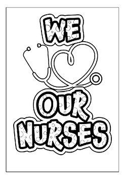 Printable nurse coloring pages fostering kids passion and creativity