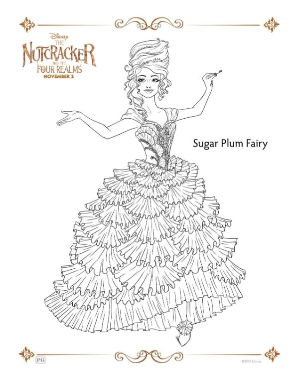 The nutcracker coloring pages and activities