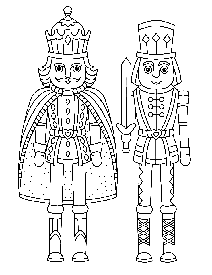 Nutcracker coloring pages printable for free download