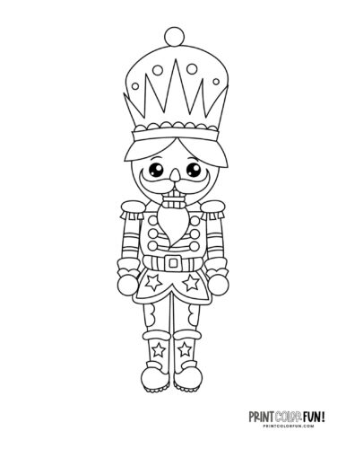 Toy nutcracker clipart soldiers for festive christmas craft coloring fun at