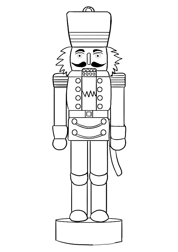 Free printable nutcracker coloring pages for kids