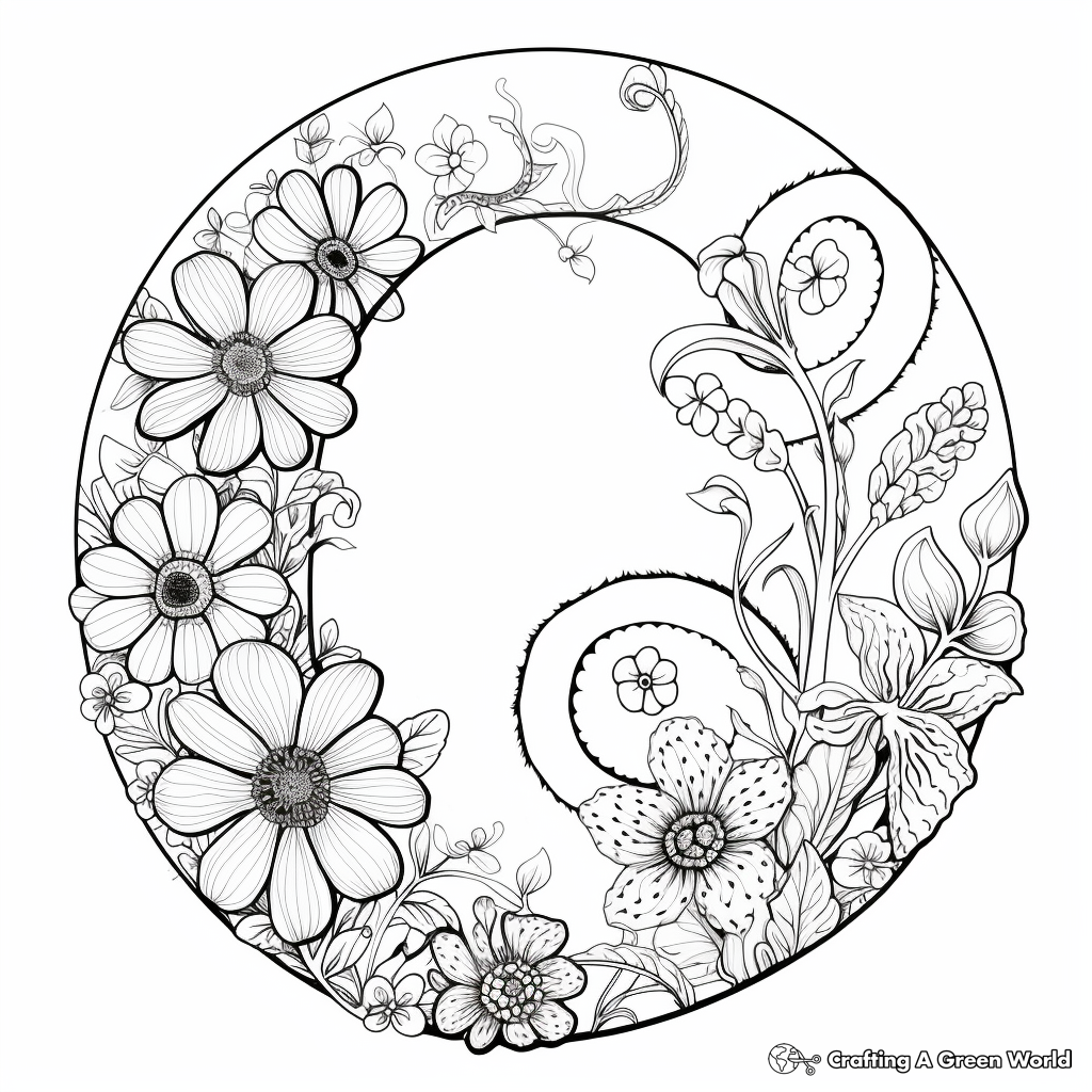 Letter o coloring pages