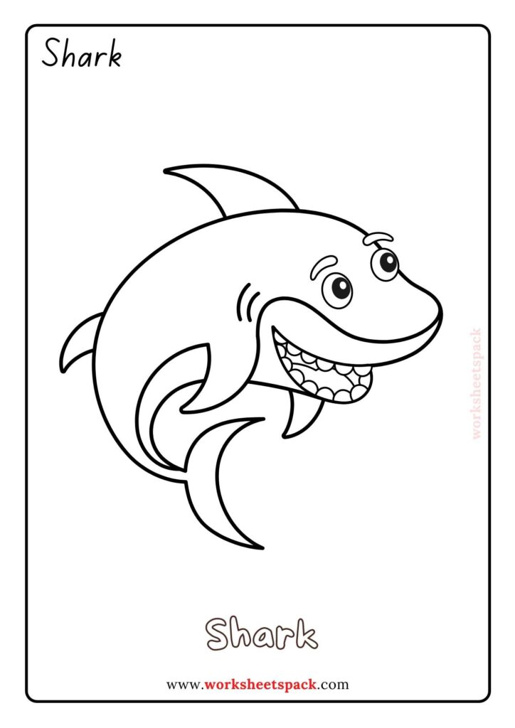 Free ocean animals coloring pages for preschool