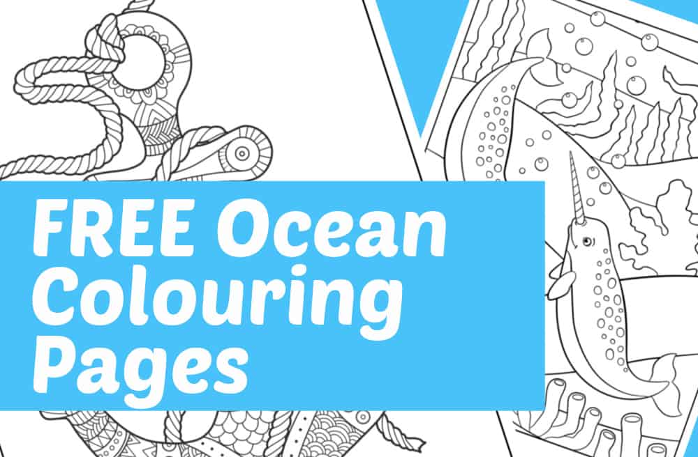 Free ocean under the sea louring pages