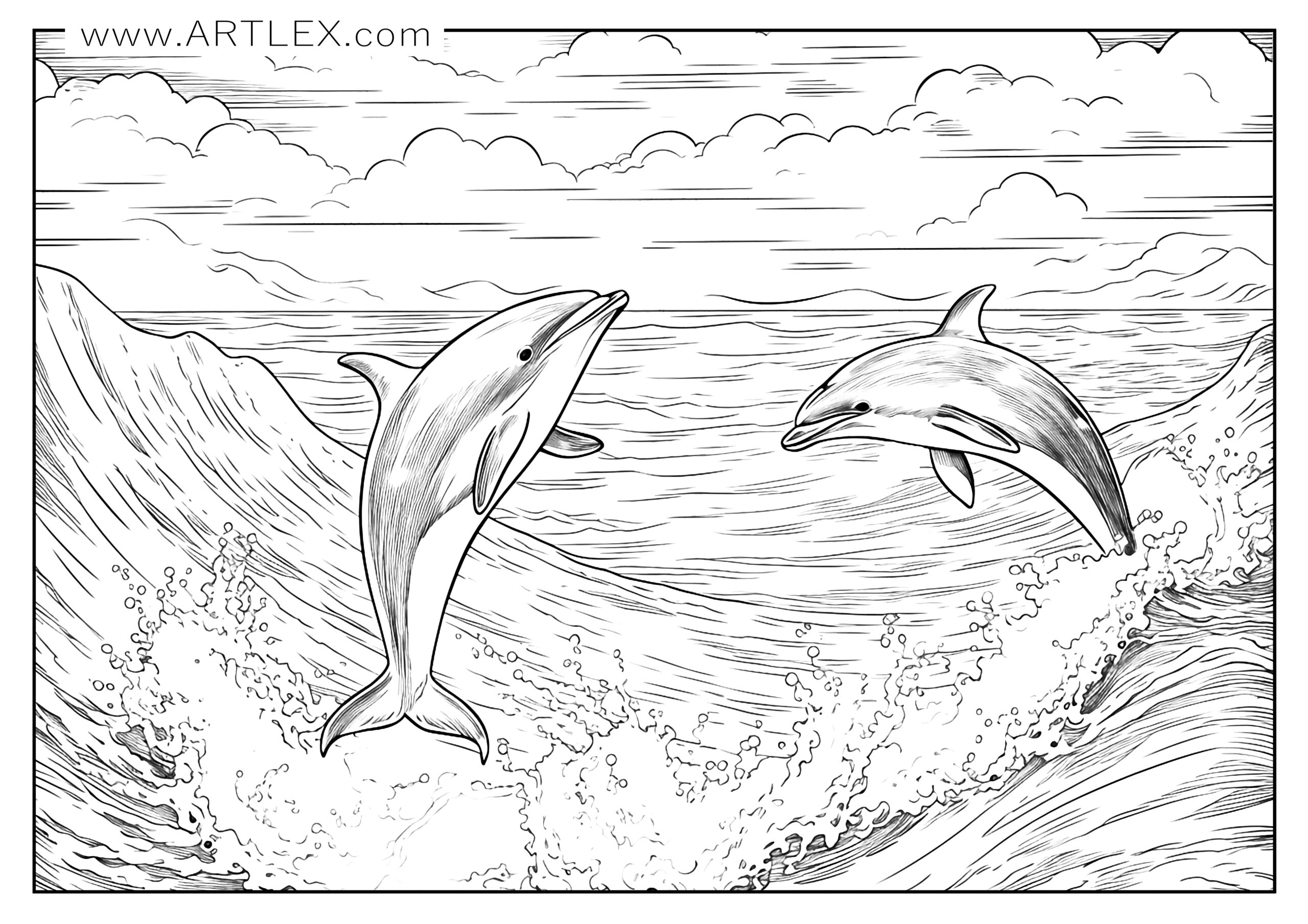 Ocean coloring pages free printable â