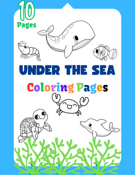 Ocean and sea animals summer coloring pages sea life coloring sheets printable