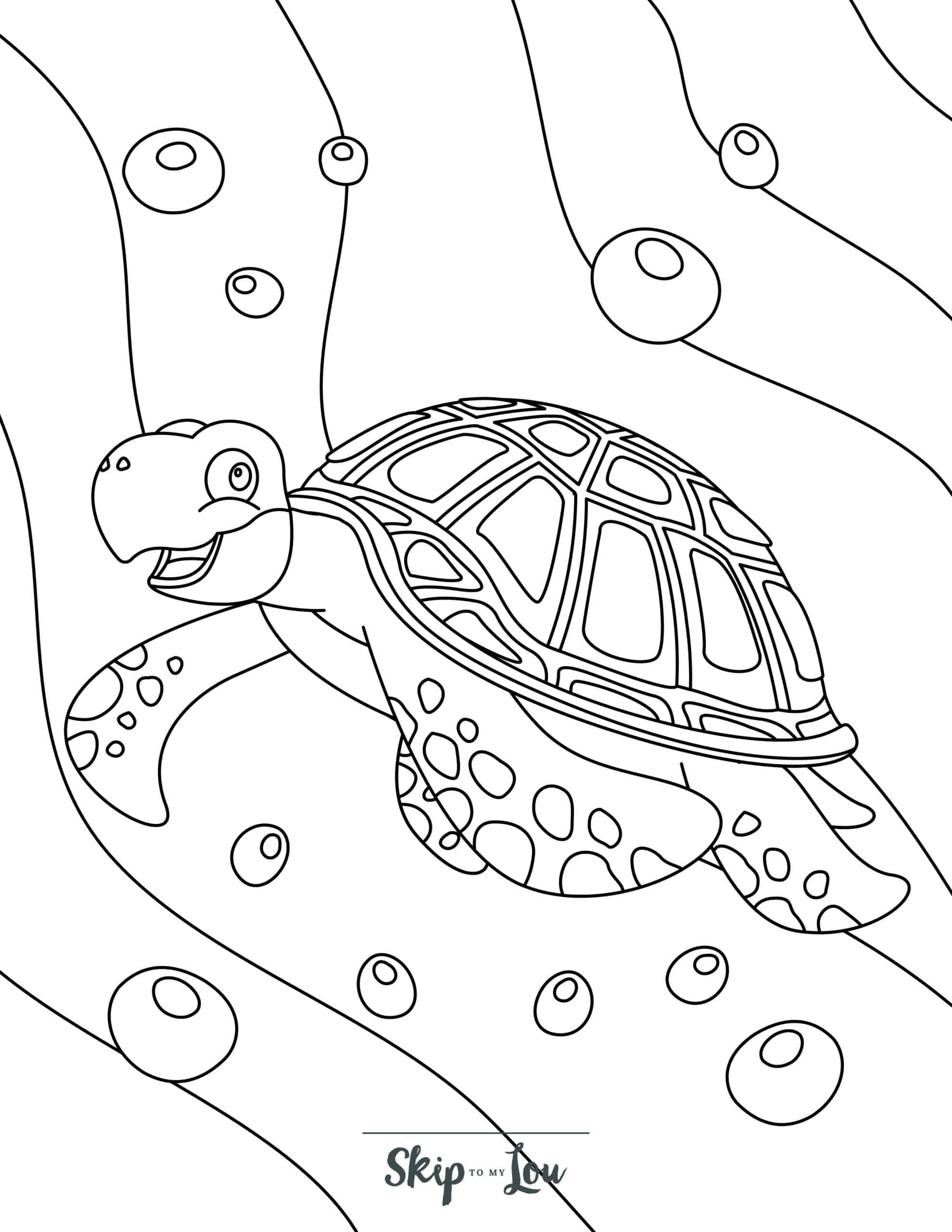 Turtle coloring pages