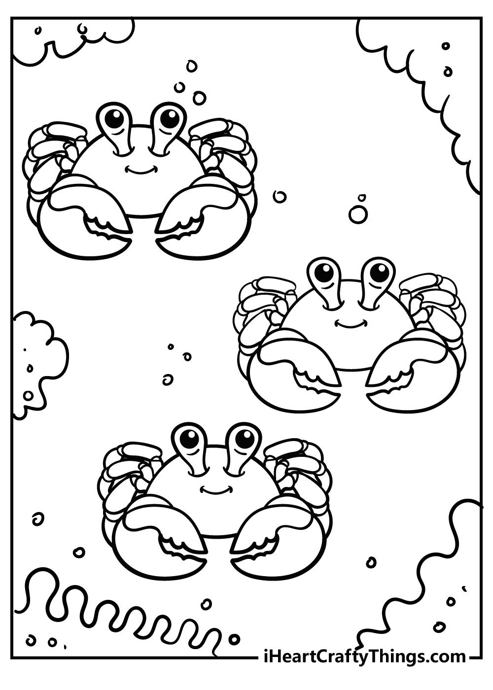 Sea creatures coloring pages free printables